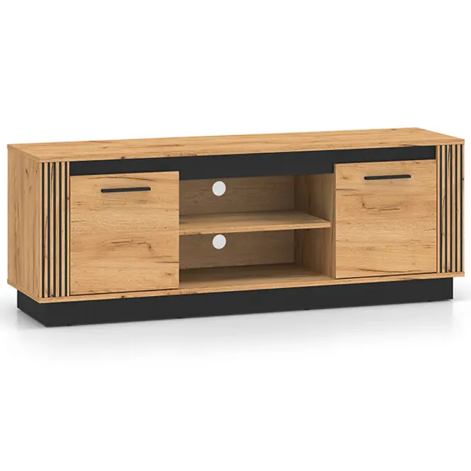 Szekrény Urso 08 Tölgy Craft Aranysárga/Fekete