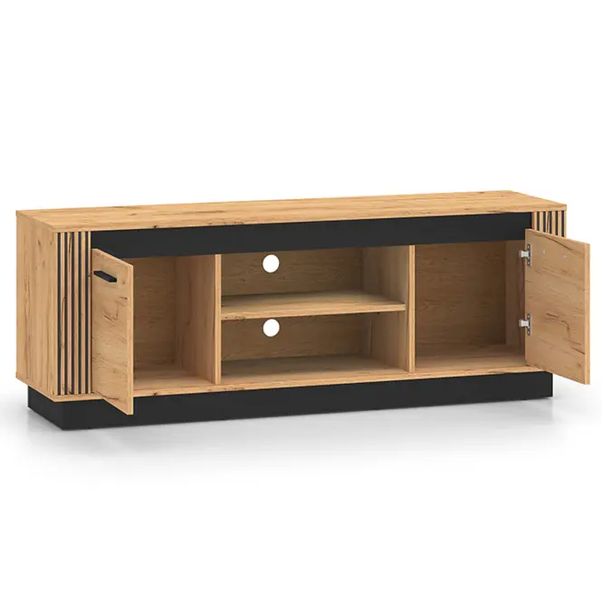 Szekrény Urso 08 Tölgy Craft Aranysárga/Fekete,2