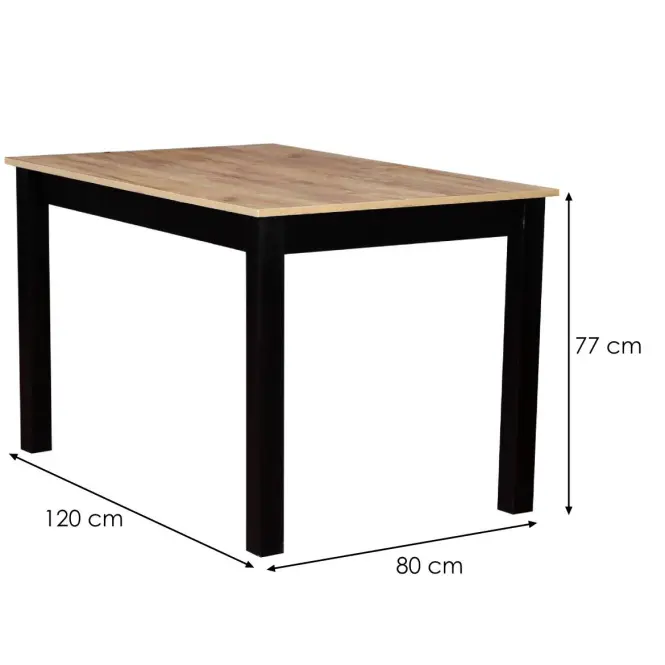 Étkező készlet Aro 1+4 St54+W168 Wotan/fekete,3