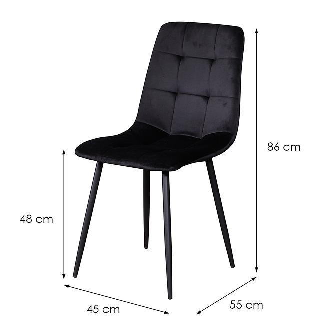 Szék W168 Fekete