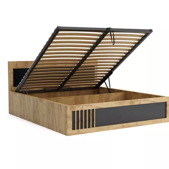 Ágy Sorento 160x200 Craft arany/fekete,3
