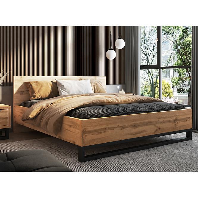 Ágy 180/200 Halle S 32 dub Wotan