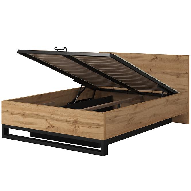 Ágy 140/200 Halle S 50 dub Wotan