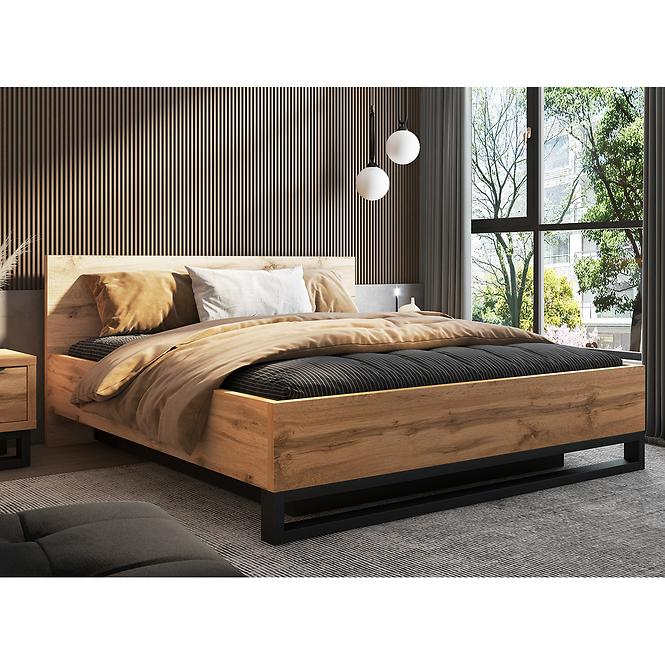 Ágy 180/200 Halle S 52 dub Wotan
