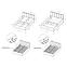 Ágy Urso 1302 dub Craft arany/fekete,3