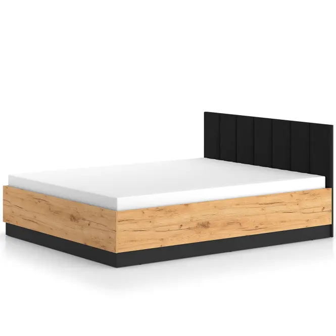 Ágy  Urso 1401 tölgy Craft arany/fekete