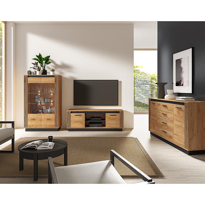 Ágy Urso 1402 dub Craft arany/fekete,4