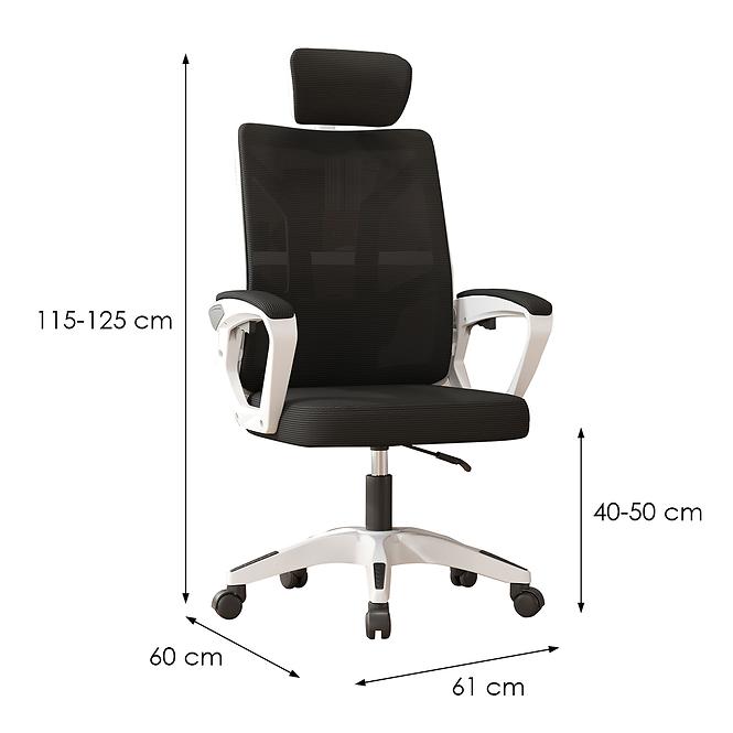 Forgószék  9914 Leander fekete