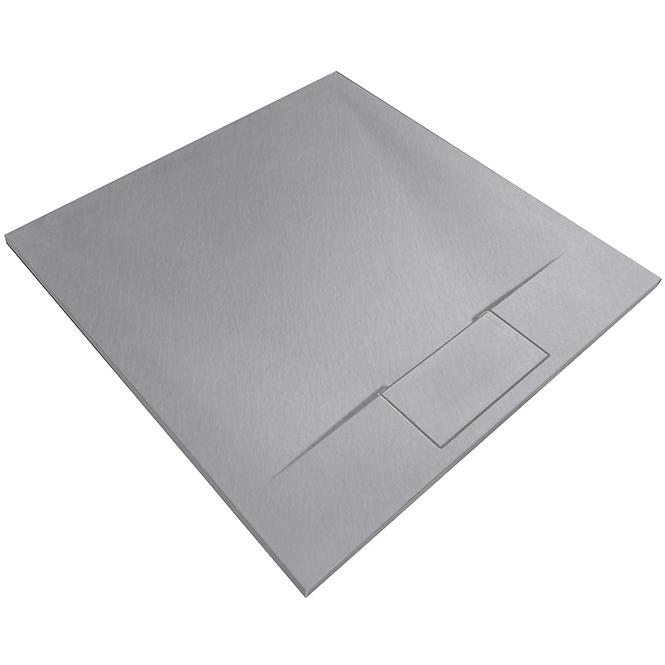 Négyzet alakú zuhanytálca Bazalt Grey 90x90x2,5 Rea K4105 