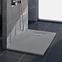 Téglalap alakú zuhanytálca Magnum Grey 80x100x2,5 Rea K4107,5