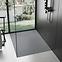 Téglalap alakú zuhanytálca Magnum Grey 80x100x2,5 Rea K4107,8