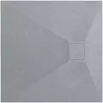 Négyzet alakú zuhanytálca Magnum Grey 90x90x2,5 Rea K4106