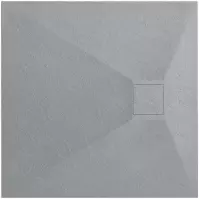 Négyzet alakú zuhanytálca Magnum Grey 90x90x2,5 Rea K4106