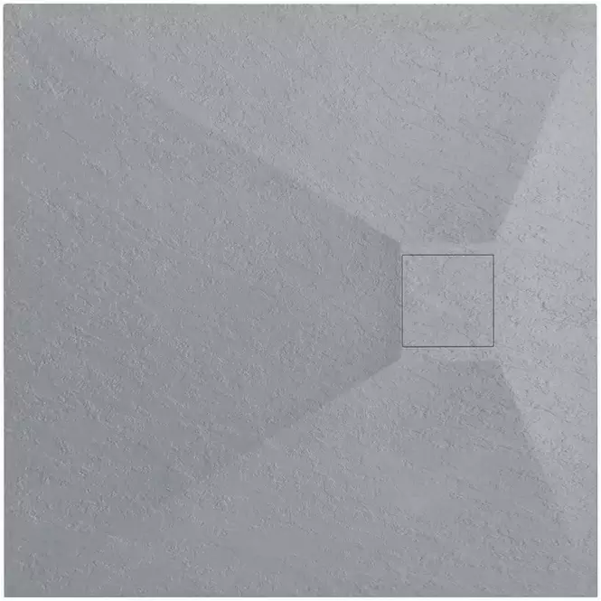 Négyzet alakú zuhanytálca Magnum Grey 90x90x2,5 Rea K4106
