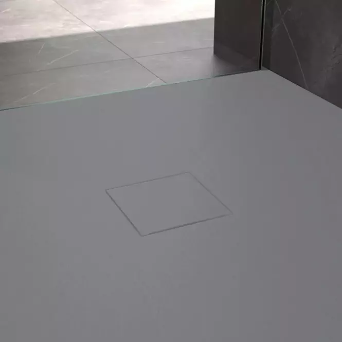 Négyzet alakú zuhanytálca Magnum Grey 90x90x2,5 Rea K4106