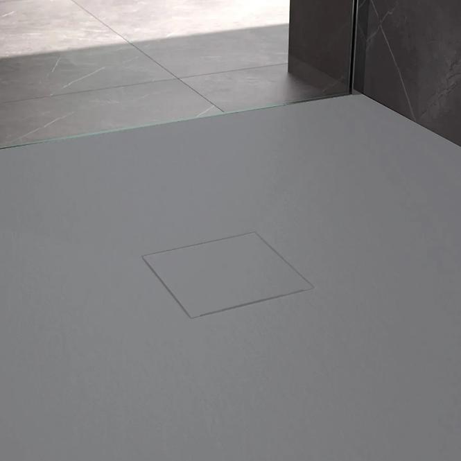 Négyzet alakú zuhanytálca Magnum Grey 90x90x2,5 Rea K4106,4