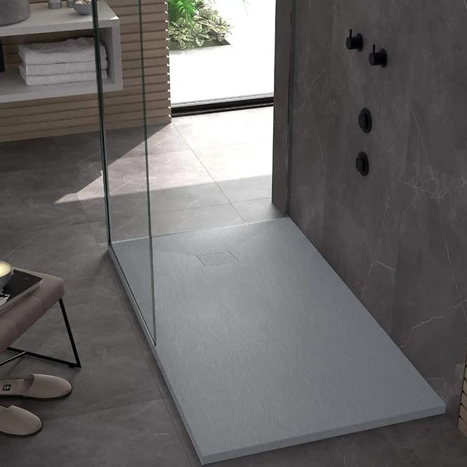 Téglalap alakú zuhanytálca Magnum Grey 90x120x2,5 Rea K4108,7