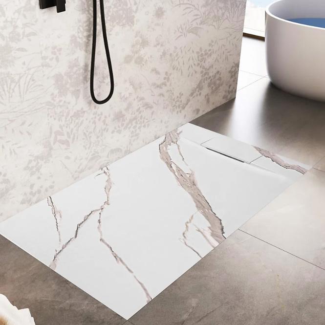 Négyzet alakú zuhanytálca Bazalt 90x90x2,5 Rea K7002,6