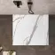 Négyzet alakú zuhanytálca Bazalt 90x90x2,5 Rea K7002,9