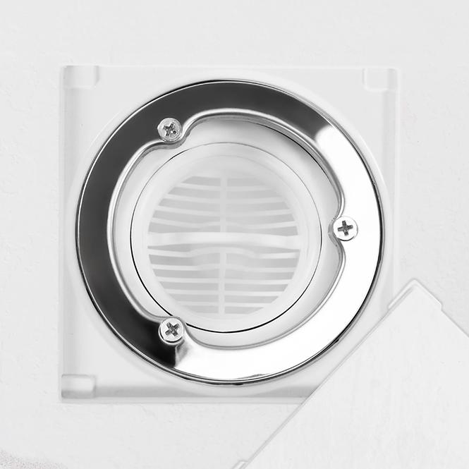 Téglalap alakú zuhanytálca Magnum Carrara White 80x100x2,5 Rea K7004