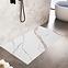 Téglalap alakú zuhanytálca Magnum Carrara White 80x100x2,5 Rea K7004,8