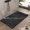 Téglalap alakú zuhanytálca Magnum Carrara Black 80x100x2,5 Rea K7007,4