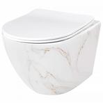 WC csésze Carlos duroplast/Flat/Zm Aiax Shiny 