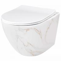WC csésze Carlos duroplast/Flat/Zm Aiax Shiny 