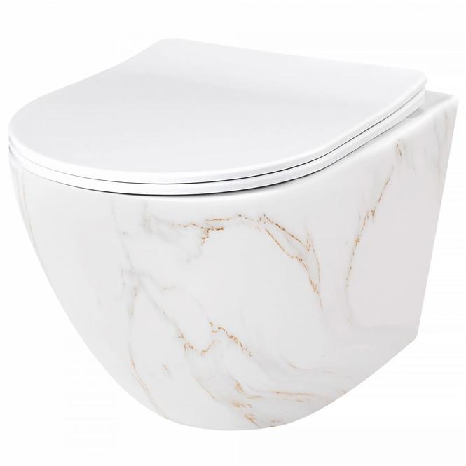 WC csésze Carlos duroplast/Flat/Zm Aiax Shiny 