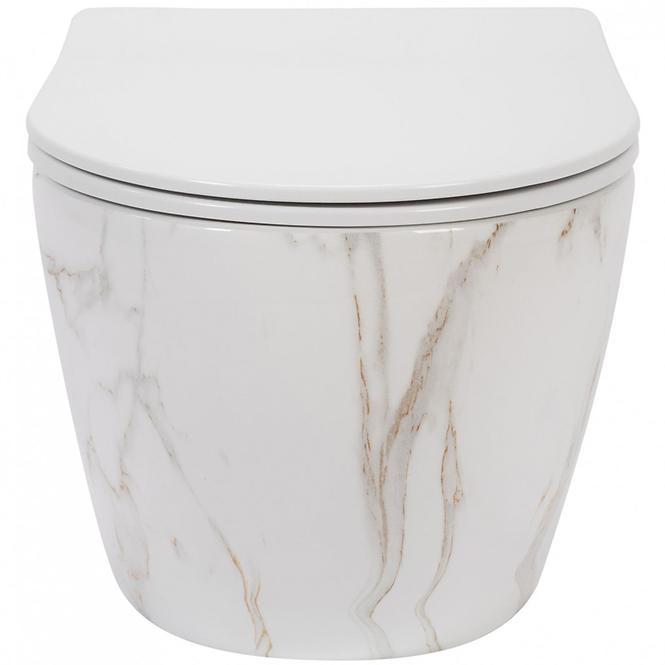 WC csésze Carlos duroplast/Flat/Zm Aiax Shiny 