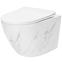 WC csésze Carlos duroplast/Flat/Zm Nature Marble