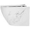 WC csésze Carlos duroplast/Flat/Zm Nature Marble,3