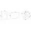 WC csésze Carlos duroplast/Flat/Zm Nature Marble,6