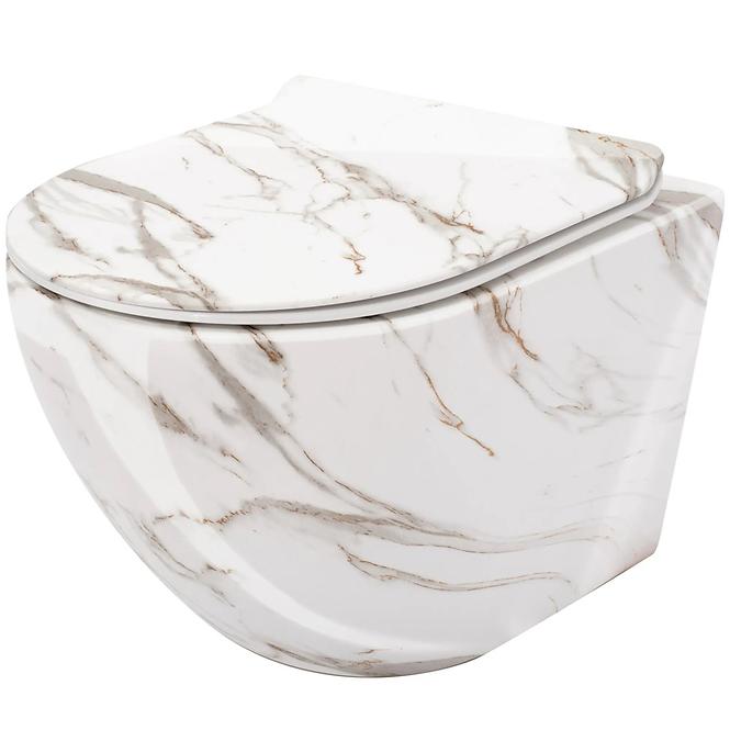 WC csésze Carlos duroplast/Slim/Zm Lava Shiny 