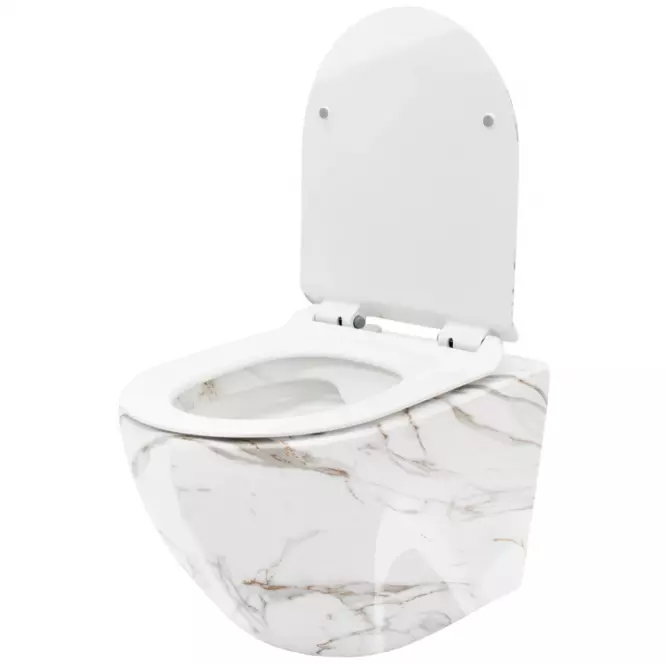 WC csésze Carlos duroplast/Slim/Zm Lava Shiny,5