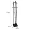 Fogas fém 9458 Broody fekete,3