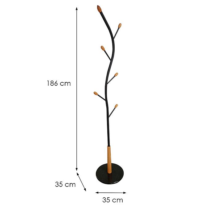 Fogas fém 9459 Broody fekete/természetes