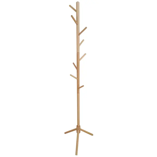 Fa akasztó 9462 Wooden természetes