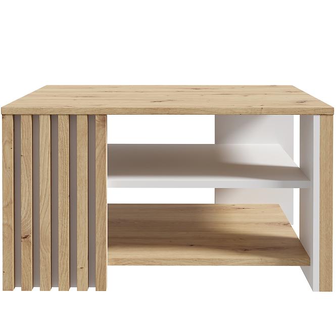 Dohányzóasztal Zaandam tölgy artisan/fehér