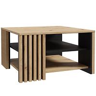 Dohányzóasztal Zaandam tölgy artisan/fekete