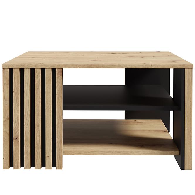 Dohányzóasztal Zaandam tölgy artisan/fekete,4