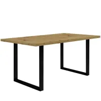Asztal Tarazjus 160 cm TBLT442-D78-904 artisan/fekete