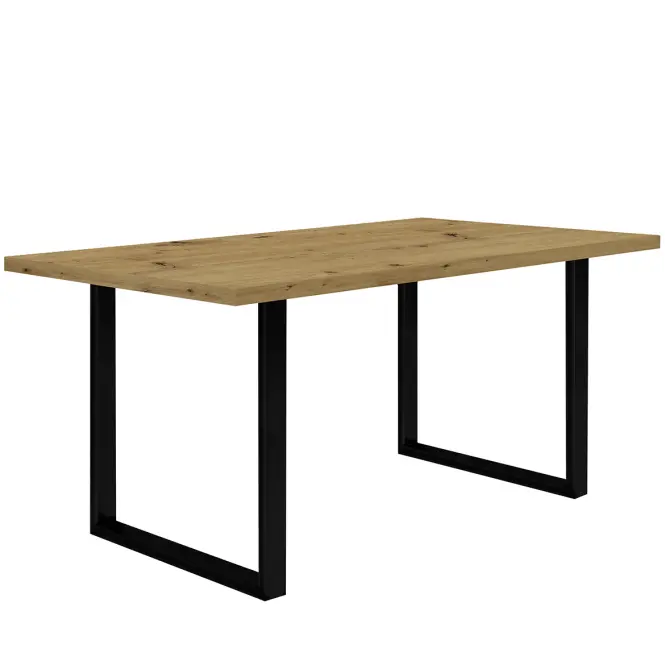 Asztal Tarazjus 160 cm TBLT442-D78-904 artisan/fekete
