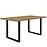 Asztal Tarazjus 160 cm TBLT442-D78-904 artisan/fekete