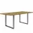 Asztal Tarazjus 180 cm TBLT443-D78-941 artisan/stal