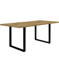 Asztal Tarazjus 180 cm TBLT443-D78-904 artisan/fekete