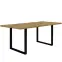 Asztal Tarazjus 180 cm TBLT443-D78-904 artisan/fekete