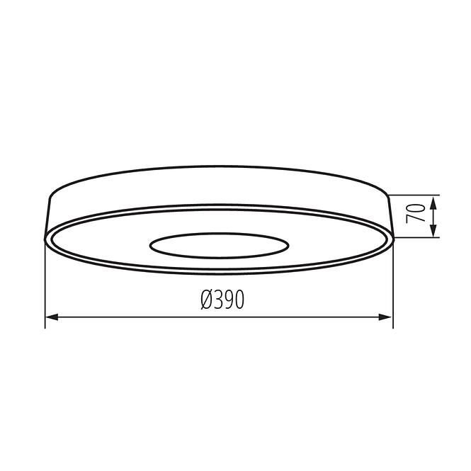 Lámpa VAND 37327 LED 39CM 17.5W NW B