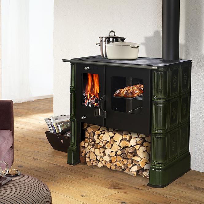 Tűzhely Steyr Sparherd Glassgreen