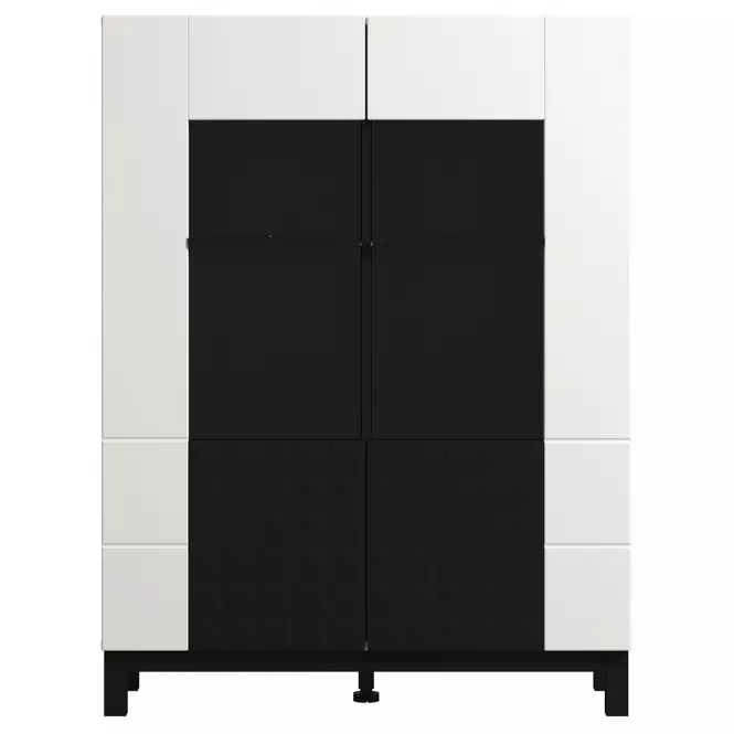 Vitrin Sarthe 2k Fehér/Fekete 11013674